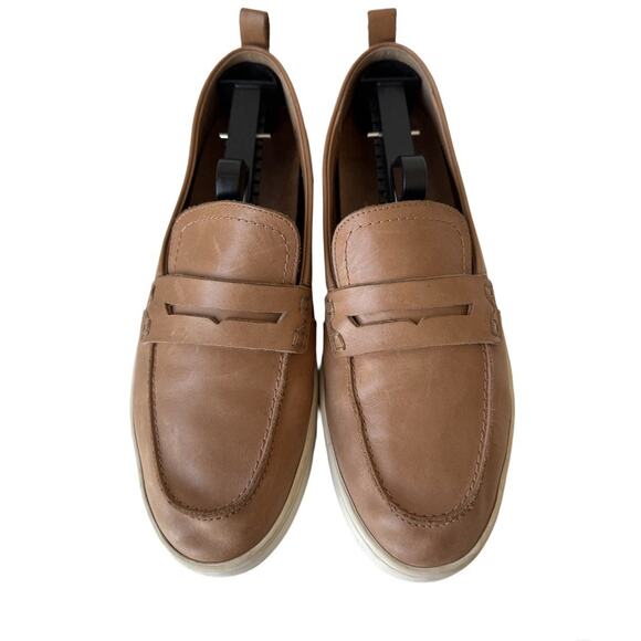 Vionic Uptown Women’s Slip on Loafer Casual Shoes Camel Leather 9.5 - Picture 1 of 8